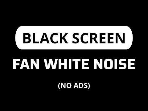 BEST FAN NOISE with BLACK SCREEN for SLEEPING | 10 Hours No Ads
