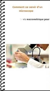 Les bases du microscope optique : pièces et utilisation !