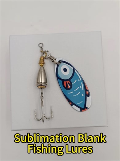 Here’s a short and catchy caption for your sublimation metal fishing lure video: