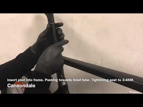 Cannondale Supersix evo seatpost installation