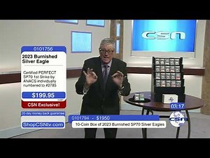 2023-W Burnished Silver Eagle – SP70