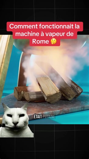 Comment fonctionnait la machine à vapeur de Rome 🤔 #science #education #technologie #france