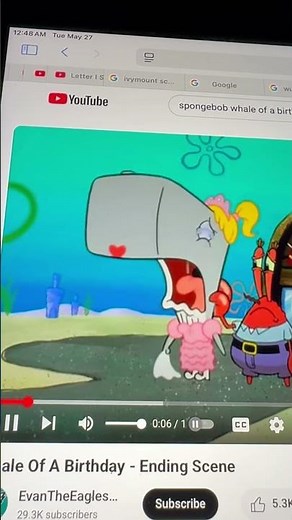 SpongeBob SquarePants Pearl Crying