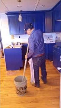 Applying Polyurethane On Wood Flooe First Coat Of Bona Poly