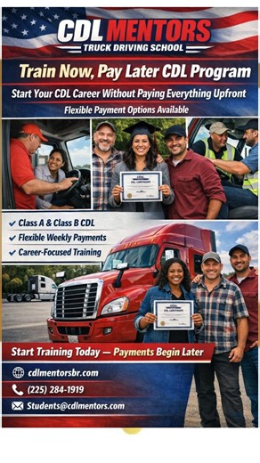 Subscribe to see how everyday people turn CDL training into real careers. At CDL Mentors, students get hands-on instruction, flexible paths, and support that fits real life—not just the classroom. 🚛 Opportunity starts with the right training. | CDL Mentors Truck Driving School