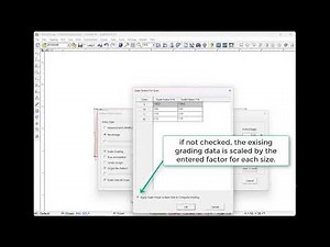 Using the Scale Tool to Grade a Pattern - V13 Feature