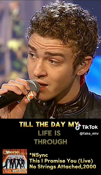 *N Sync - This I Promise You (Live) | No Strings Attached