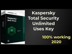 Kaspersky Total Security Unlimited Uses Key | kaspersky license key 2020 |