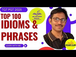 "Idioms and Phrases Mastery | TGT, UPPGT English Prep ‪@millionmindsenglish‬