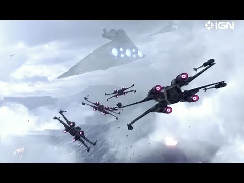 Star Wars Battlefront's Epic Space Combat Gameplay - Gamescom 2015