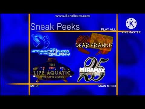 Sneak Peeks Menu from Bridget Jones: The Edge Of Reason 2005 DVD (Buena Vista Version)