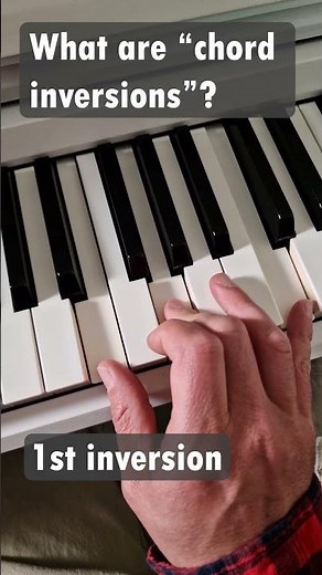 How to Play piano chord Inversions (3 Positions) #PianoTips