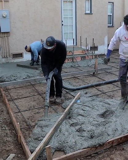 How to Setup, Form & Pour a Concrete Patio with Drains | DIY & Crafts