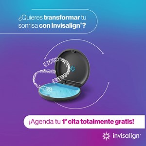 ÚLTIMOS DÍAS DE PROMOCIÓN Para celebrar nuestras más de 15 MILLONES de sonrisas transformadas en el mundo, del 8 AL 31 DE MAYO, programa una CITA GRATUITA con un Invisalign®️ Doctor. Es muy fácil: 🔎 Haz clic en AGENDA UNA CITA GRATIS; 🦷 Completa tus datos, ¡y espera nuestro mensaje! La oferta es por tiempo limitado. ¡No la dejes pasar! | Invisalign - México