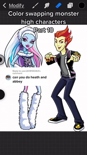 Color Swapping Monster High Characters - Part 10