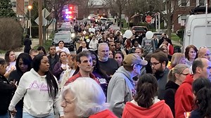 Hundreds of people gather at prayer vigil for victims of R.M. Palmer explosion