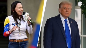 Venezuela's Maria Machado dedicates Nobel Prize to Trump. He shares her post