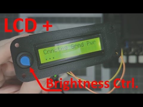 Building an Arduino LCD Pannel with Brightness Control