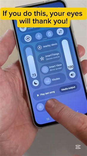 Easy way to enable Extra Dim on Samsung Galaxy #samsunggalaxy #samsungtips #extradim #shorts