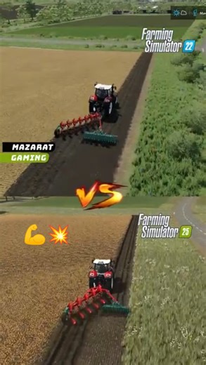 Plowing FS22 🆚 FS25 | 🌽🚜💨