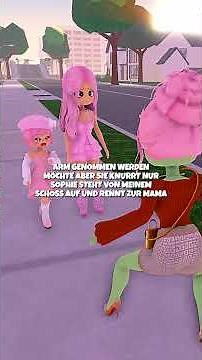 Meine Schwester hat die Zombie-Apokalypse überlebt 🌺💬#roblox #brookhaven #berryavenue