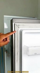 Easy trick to clean fridge rubber — no damage, just shine! ✨" #fblifestyle | Smart Skills Studio