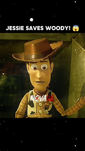 Woody Was About to Fall… But Jessie Saved Him at the Last Second! 😱 | Toy Story 3 #toystory #shorts