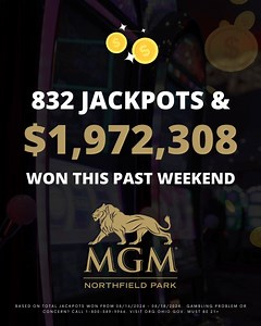 2.1K views | The weekend was a blast! Congrats to our lucky winners. | MGM Northfield Park | Facebook