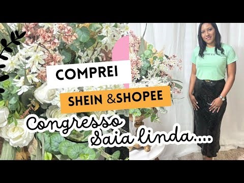 I bought a beautiful skirt for the conference at Shopee!