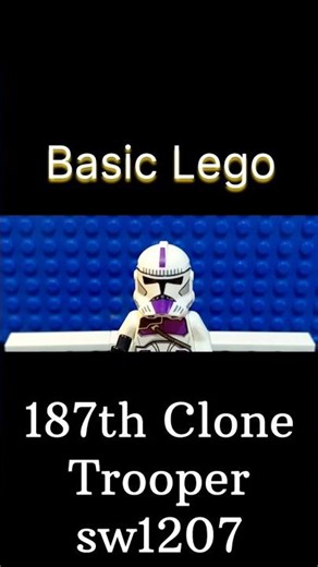 Lego 187th Clone Trooper sw1207 #lego #legostarwars #starwars