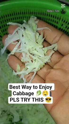 How to Blanch Cabbage 🥬🥗 | Healthiest Way to Prepare and Eat Cabbage #shorts #foodshorts #trending