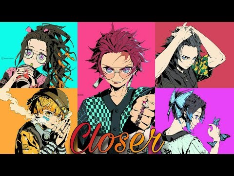 Demon Slayer Characters Singing Closer #demonslayer #kimetsunoyaiba