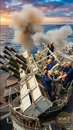 Pom‑Pom Guns — Short‑Range anti‑aircraft Gun — WW2 in Colors