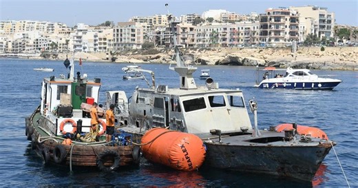 Malta's latest underwater attraction: a former army patrol boat