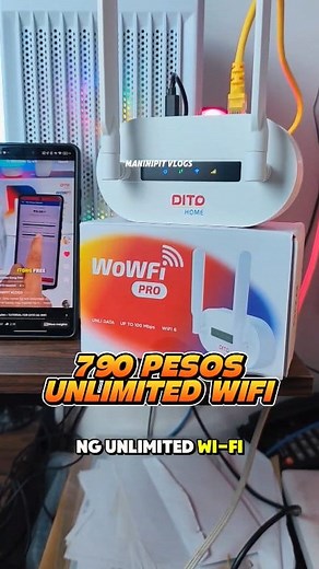 501K views · 3.5K reactions | ORDER HERE ✅ https://s.shopee.ph/5AkzHMWR28 Dito home 5g wifi unlidata for 4g and 5g signal for only 490 pesos per 15days. #ditowifi #ditowowfi #ditohomewifi #dito5ghomewifi #ditohome5gwifi #unlidata #holidays #holiday | Maninipit Vlogs | Facebook