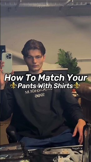 Matching outfit style your pants with shirt