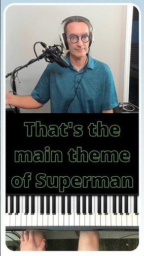Superman Theme: Anybody Can Learn this Simple Version on Piano #moviethemes