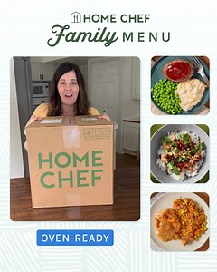 With Home Chef’s Family Menu, eating dinner together just got easier thanks to family-sized Oven-Ready recipes. With no pots & pans you can breeze through after-dinner cleanup! Family Menu, solving dinner one meal at a time! | Home Chef