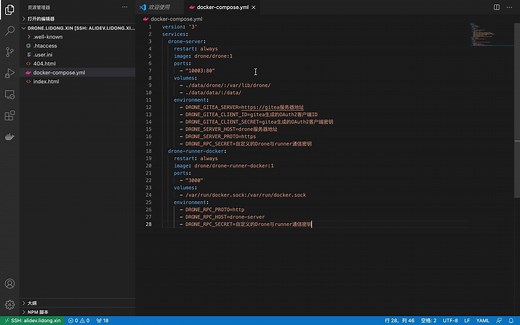 drone生产环境安装使用
