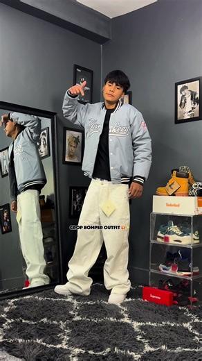 New hit 🔥crop baseball outfit ⚾️🥷🏼💥😎🔥😎 Ig:nj.nj.closet99 Tt : nirajanuniquefancy Size - m l xl Location 📍Thulo bharyang swoyambhu kathmandu . . . . . . #foryou #winter #jacket #baseball#hit#new#trending #streetwear #fashion #reels #goviral #fyp We do shipping all over nepal & worldwide✈️✈️ Kindly do follow our page for more updates❤️☺️ Thank you all ❤️❤️❤️❤️