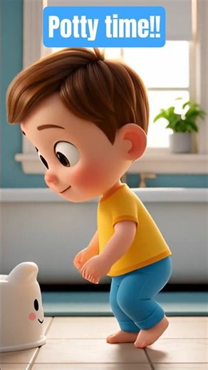 Potty Training Song for Toddlers 🚽 | Interactive Potty Routine #shorts