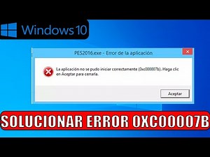 ✅0xc00007b solucion windows 10 2025 | Solucion definitiva