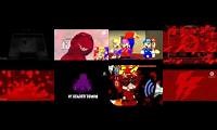 Mix of 8 videos from youtube : Button W Scary Sound