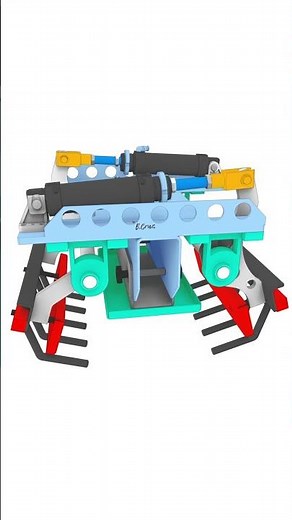 Industrial Big Bag Handling System #mechanism #mechanic #machinist #3dprinting