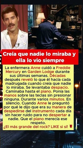 Lo que Freddie Mercury Hacía Solo cada Madrugada que Nadie Sabía