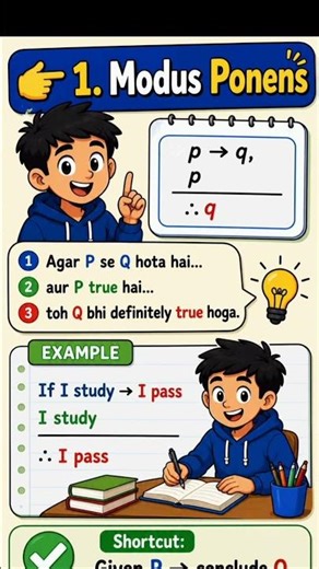 🔥 Rules of Inference in just 60 seconds!UGC NET Discrete Mathematics made super easy 🚀#UGCNET