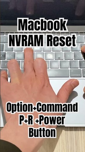 How to Reset PRAM,NVRAM on Macbook #macbookrepair