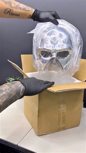 Peacemaker Helmet! #peacemaker #unboxing #cosplay #asmr #viral