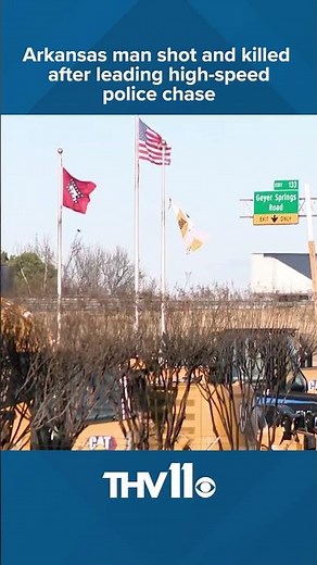 Arkansas man fatally shot after high-speed police chase