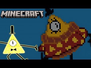 Minecraft Bill Cipher Pixel Art Tutorial